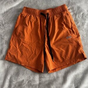 American Eagle Outfitters Orange Athletic Shorts